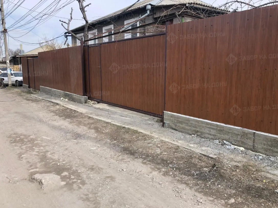 Металлические ворота с калиткой  в Хадыженске